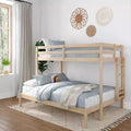 Now Furniture - Lit superposé pour enfants, grand lit simple XL sur grand lit double, bois d'ingénierie