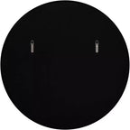 Miroir mural rond Possini Euro Harriet de 86,4 cm de large avec faux marbre blanc de Possini Euro Design