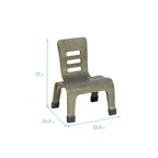Chaise empilable ECR4Kids en bois courbé, hauteur d'assise de 20 cm, mobilier Montessori, lot de 2
