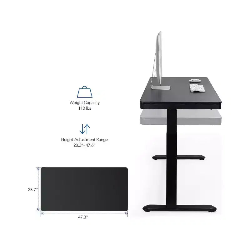 Bureau assis-debout électrique réglable en hauteur FlexiSpot série EW8