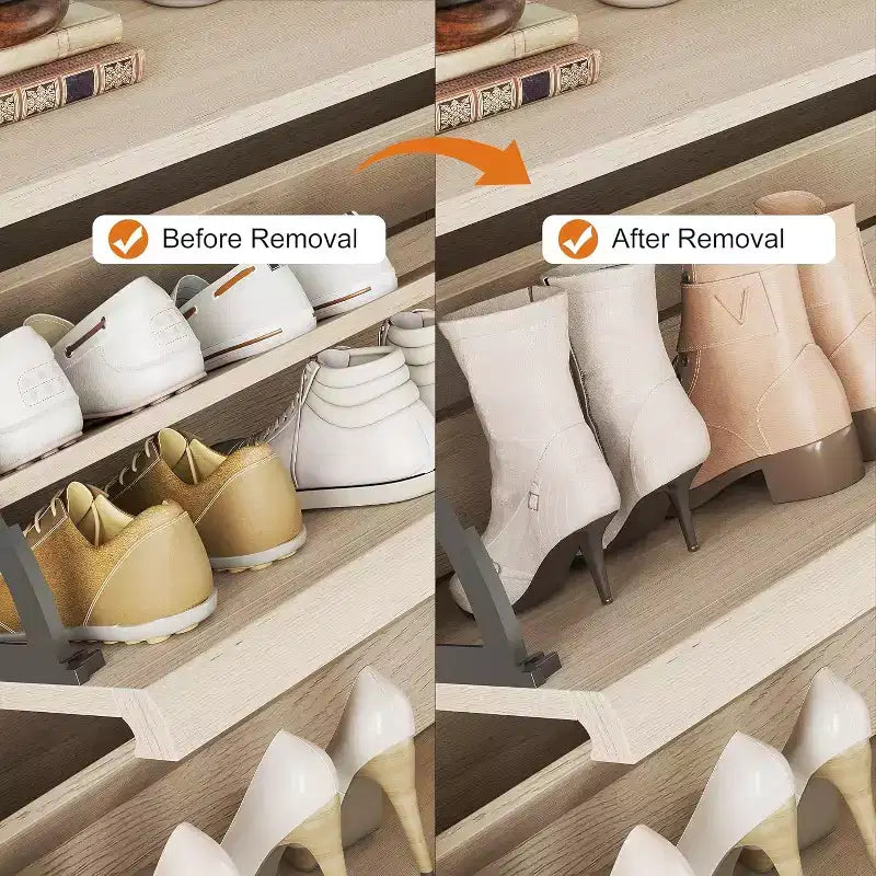 Meuble à chaussures avec tiroirs basculants, Organiseur de chaussures en bois avec étagère réglable pour entrée