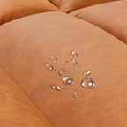 Canapé-lit futon convertible Dyonery 71,3", futon en mousse à mémoire de forme avec dossier réglable, petit canapé-lit pliant pour salon