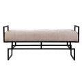 Coniston Upholstered Bench - Beige - SEI