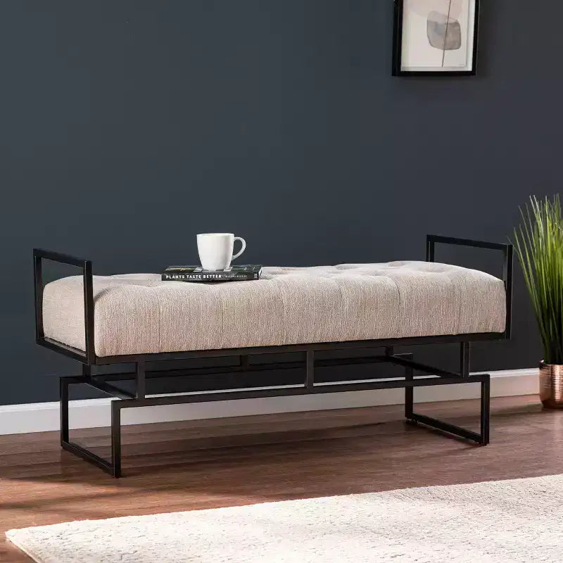 Banc rembourré Coniston - Beige - SEI