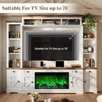 Meuble TV de ferme AMERLIFE avec cheminée