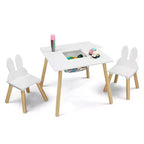 Karl Home Kids Table And 2 Chairs Set With Storage & Removable Tabletop