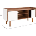 Meuble TV Diara 2 portes 2 étagères - MED9603 - Safavieh