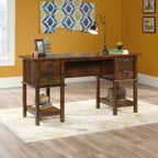 Bureaux de direction en bois de couleur marron HomeStock de 76,35 cm de haut avec tiroir universel