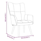 vidaXL Fauteuil Relax Rose - Fauteuil en Velours avec Pieds en Bois d'Hévéa Massif et Cadre en Acier, Style Moderne