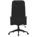 Chaise de bureau ergonomique LeisureMod Nexa à dossier haut - Hauteur réglable, pivotante, inclinable, appuie-tête rembourré, soutien lombaire, chaise de bureau pour la maison