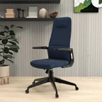 Chaise de bureau ergonomique LeisureMod Nexa à dossier haut - Hauteur réglable, pivotante, inclinable, appuie-tête rembourré, soutien lombaire, chaise de bureau pour la maison