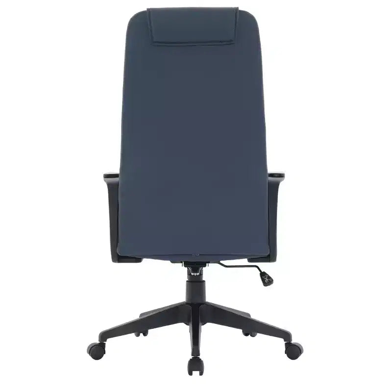 Chaise de bureau ergonomique LeisureMod Nexa à dossier haut - Hauteur réglable, pivotante, inclinable, appuie-tête rembourré, soutien lombaire, chaise de bureau pour la maison