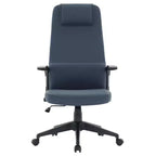 Chaise de bureau ergonomique LeisureMod Nexa à dossier haut - Hauteur réglable, pivotante, inclinable, appuie-tête rembourré, soutien lombaire, chaise de bureau pour la maison