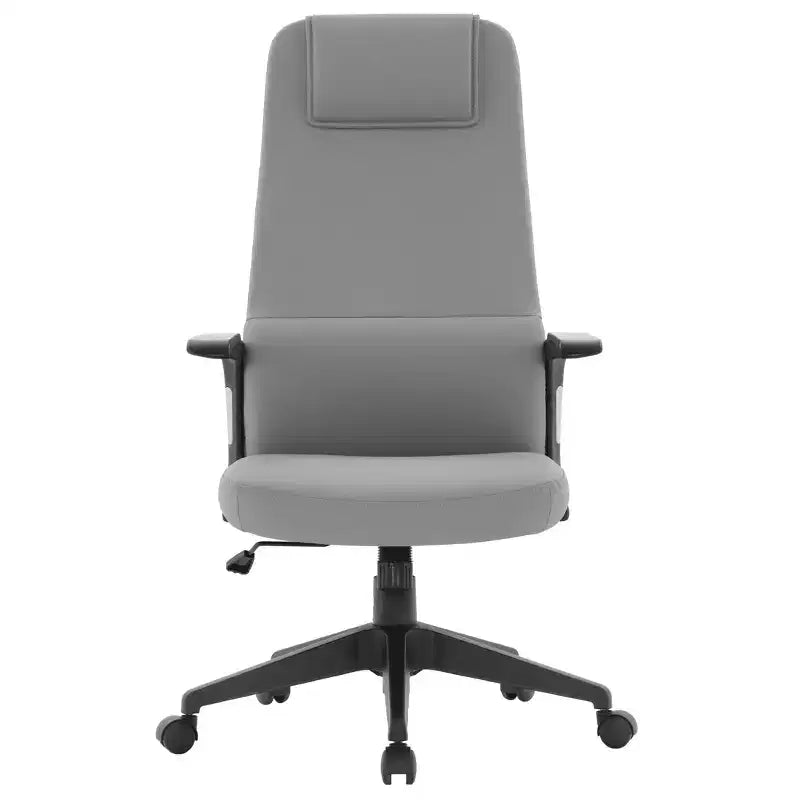Chaise de bureau ergonomique LeisureMod Nexa à dossier haut - Hauteur réglable, pivotante, inclinable, appuie-tête rembourré, soutien lombaire, chaise de bureau pour la maison