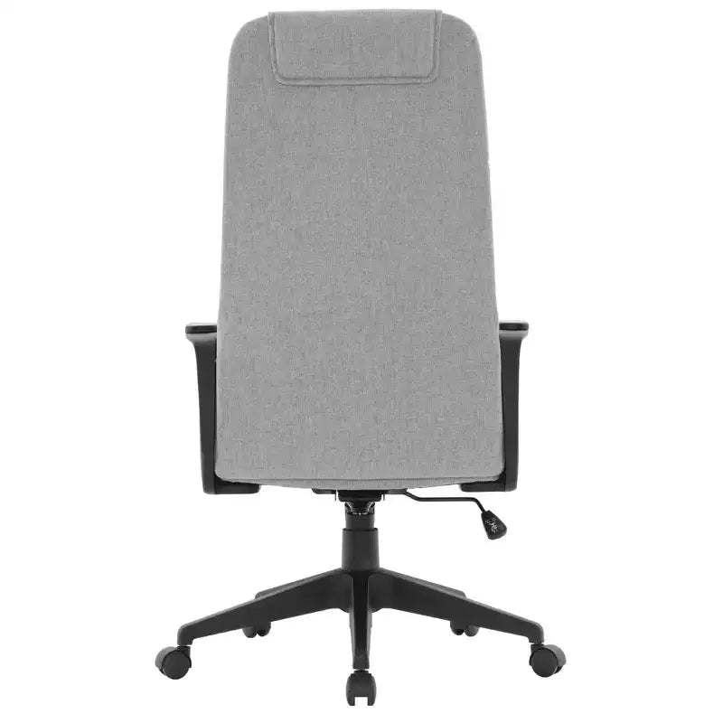 Chaise de bureau ergonomique LeisureMod Nexa à dossier haut - Hauteur réglable, pivotante, inclinable, appuie-tête rembourré, soutien lombaire, chaise de bureau pour la maison