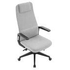 Chaise de bureau ergonomique LeisureMod Nexa à dossier haut - Hauteur réglable, pivotante, inclinable, appuie-tête rembourré, soutien lombaire, chaise de bureau pour la maison