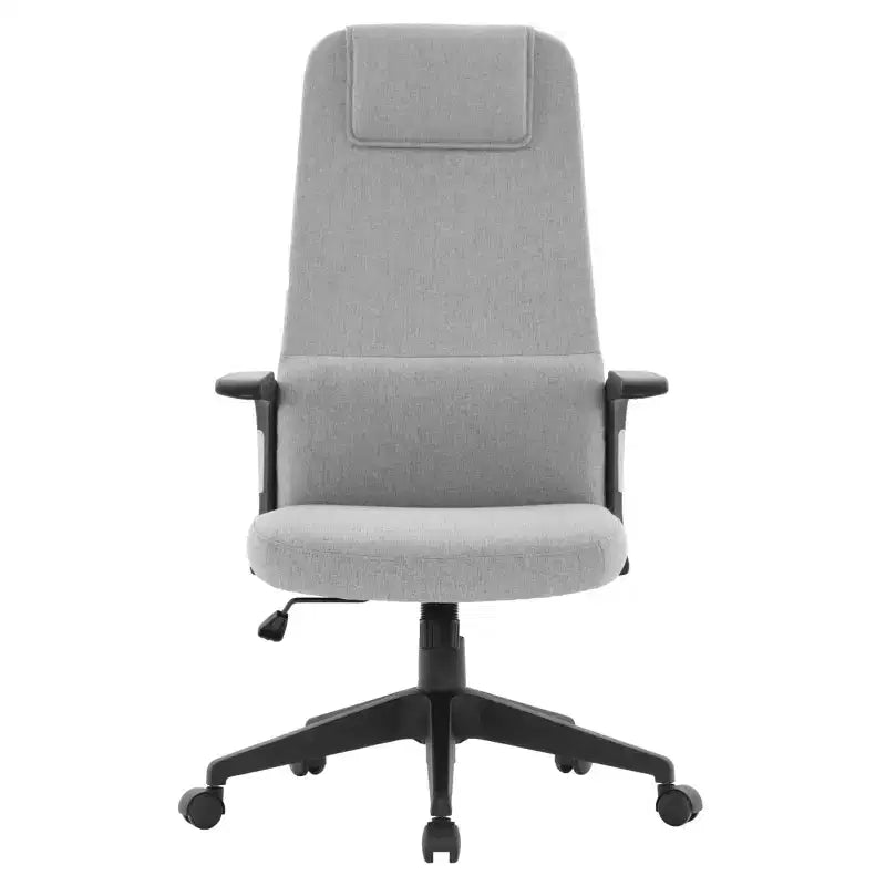Chaise de bureau ergonomique LeisureMod Nexa à dossier haut - Hauteur réglable, pivotante, inclinable, appuie-tête rembourré, soutien lombaire, chaise de bureau pour la maison
