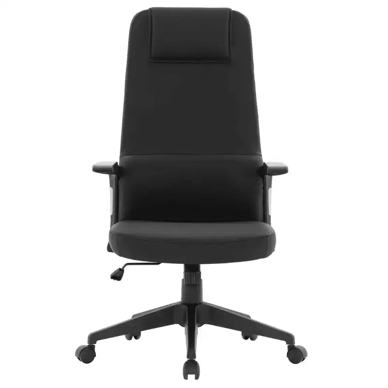 Chaise de bureau ergonomique LeisureMod Nexa à dossier haut - Hauteur réglable, pivotante, inclinable, appuie-tête rembourré, soutien lombaire, chaise de bureau pour la maison