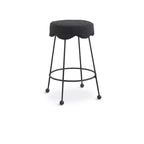 Meridian Furniture,Fleur Black Fabric Counter Stool