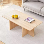 Table basse Okak, table d'appoint multi-surfaces en MDF pour salon, chambre et bureau, finition résistante aux rayures