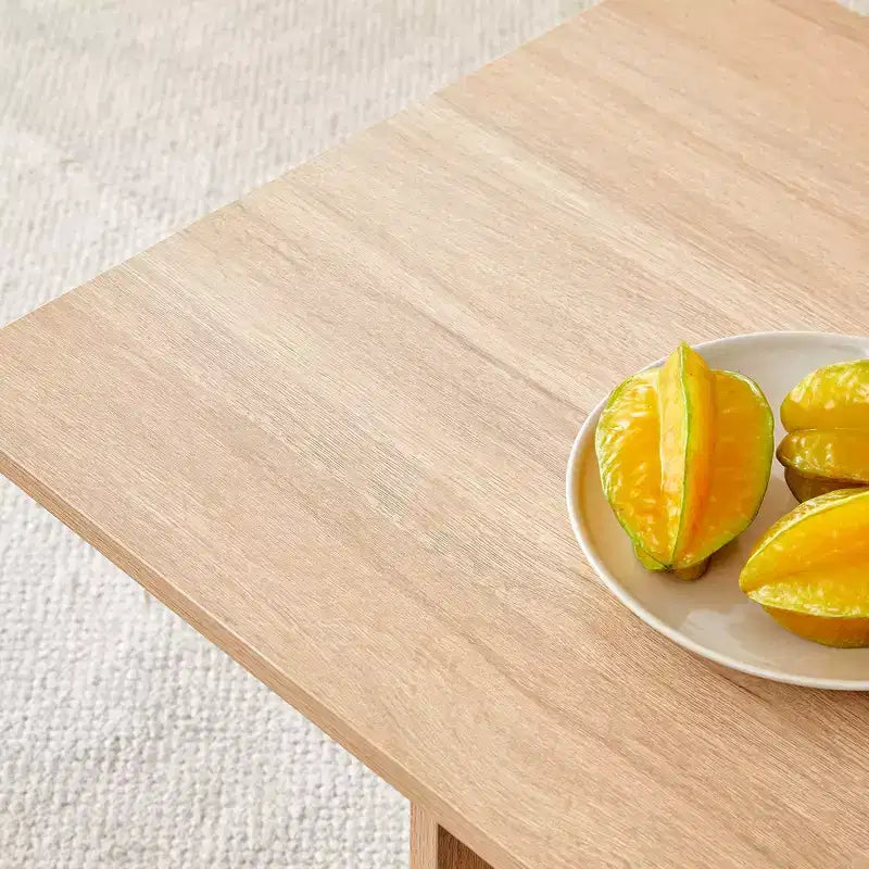 Table basse Okak, table d'appoint multi-surfaces en MDF pour salon, chambre et bureau, finition résistante aux rayures