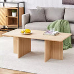 Okak Modern Practical Coffee Table, Engineered MDF Multi-Surface Side Table for Living Room, Bedroom & Study, Scratch-Resistant Finish