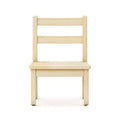 Guidecraft EdQ Hardwood Kids Chair Set of 2- Natural: Wooden Chair for Toddlers Ages 1-2 | Kids Furniture for Playroom, Preschool, Daycare Seating