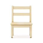 Guidecraft EdQ Hardwood Kids Chair Set of 2- Natural: Wooden Chair for Toddlers Ages 1-2 | Kids Furniture for Playroom, Preschool, Daycare Seating