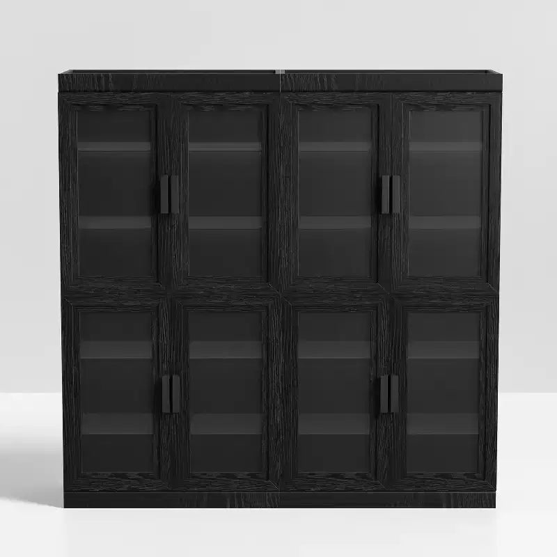Bibliothèque de rangement PexFix effet grain de bois pour salon, bureau, chambre