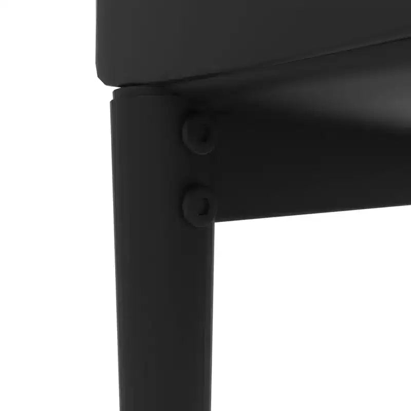 Lot de 4 Chaises de Salle à Manger MAYEERTY en PU - Chaises Rembourrées en Forme de Diamant avec Surface en Cuir Souple
