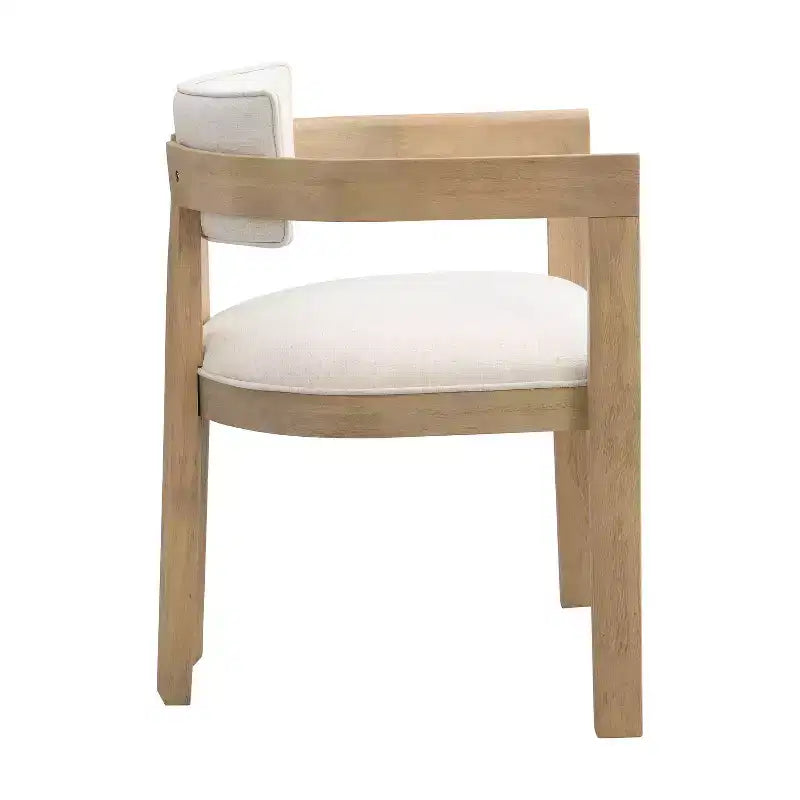 Ensemble de salle à manger 7 pièces Irelia Farmhouse Christopher Knight Home avec chaises rembourrées en bois d'hévéa