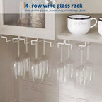 Meuble de rangement de cuisine de 183 cm de haut avec 4 portes et 2 tiroirs, casier à vin, grand espace de rangement, étagère réglable, comptoir de bar à café/vin