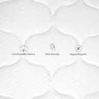 Matelas hybride Swedrea en mousse à mémoire de forme rafraîchissante, fermeté moyenne, livré compressé dans une boîte