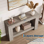 Table console pour entrée, table d'appoint pour salon, longue table console avec rangement