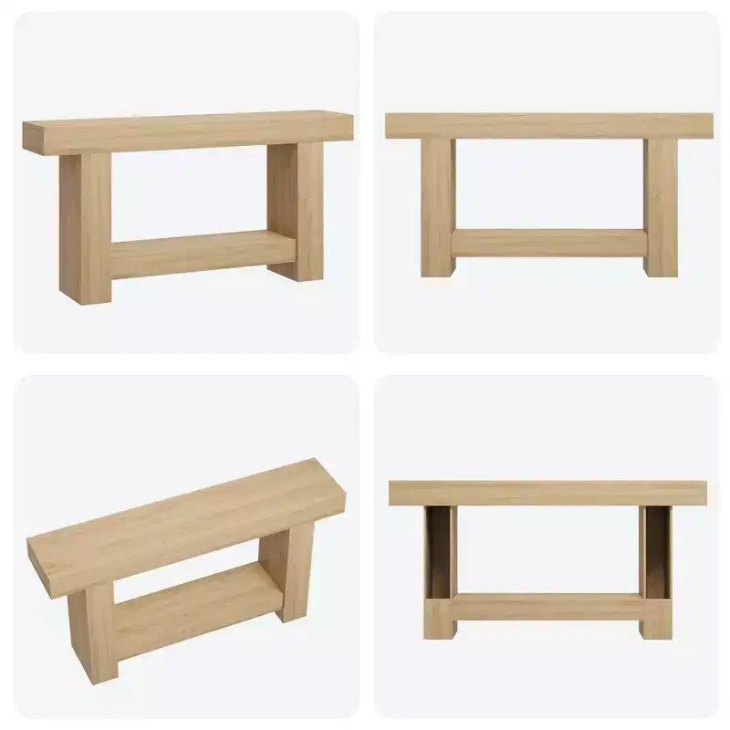 Table console pour entrée, table d'appoint pour salon, longue table console avec rangement