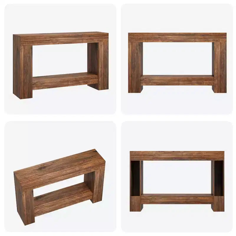 Table console pour entrée, table d'appoint pour salon, longue table console avec rangement