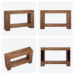 Table console pour entrée, table d'appoint pour salon, longue table console avec rangement