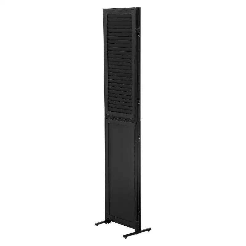MAYEERTY Paravent à 3 panneaux 1,80 m, en bois, écran d'intimité pliant, marron, séparateur de pièce autoportant