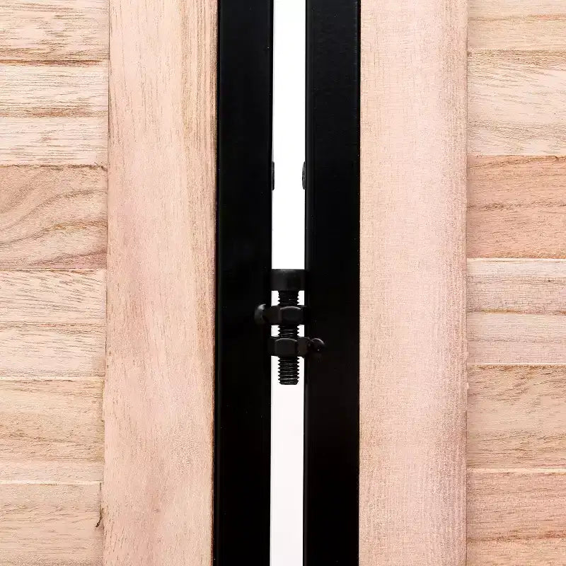 MAYEERTY Paravent à 3 panneaux 1,80 m, en bois, écran d'intimité pliant, marron, séparateur de pièce autoportant