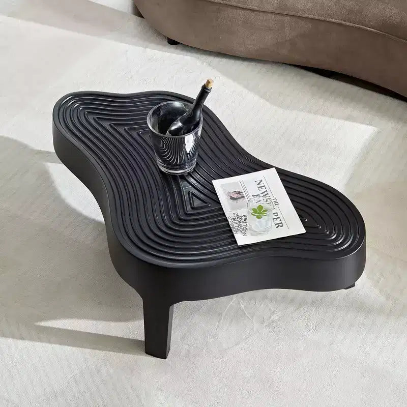 Okak – Ensemble de 2 tables basses gigognes modernes, tables d'appoint rondes à 2 niveaux, montage facile pour salon/chambre/balcon/jardin