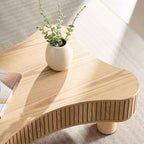 Okak – Ensemble de 2 tables basses gigognes modernes, tables d'appoint rondes à 2 niveaux, montage facile pour salon/chambre/balcon/jardin