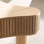 Okak – Ensemble de 2 tables basses gigognes modernes, tables d'appoint rondes à 2 niveaux, montage facile pour salon/chambre/balcon/jardin