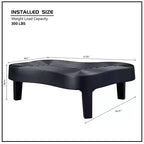 Okak – Ensemble de 2 tables basses gigognes modernes, tables d'appoint rondes à 2 niveaux, montage facile pour salon/chambre/balcon/jardin
