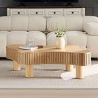 Okak – Ensemble de 2 tables basses gigognes modernes, tables d'appoint rondes à 2 niveaux, montage facile pour salon/chambre/balcon/jardin