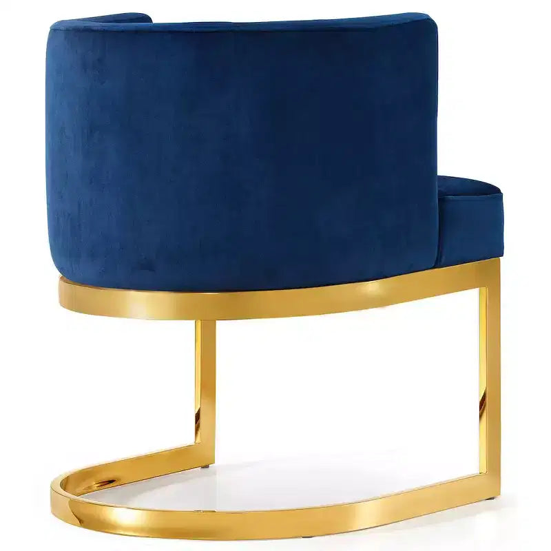 Meridian Furniture, Chaise de salle à manger en velours Gianna