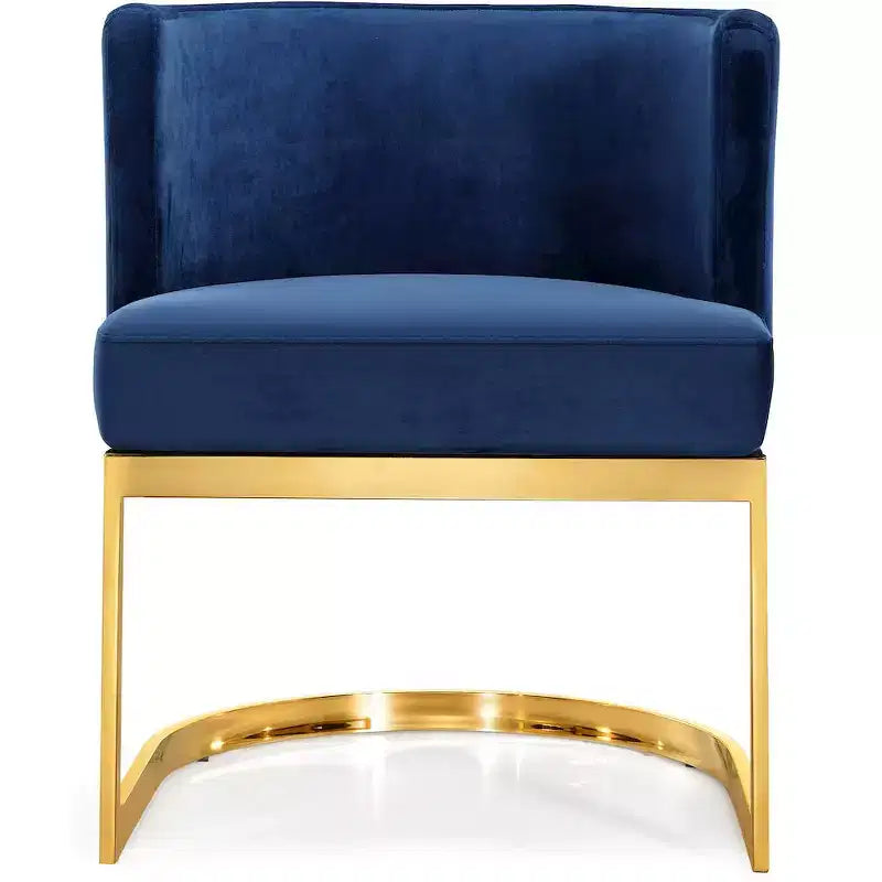Meridian Furniture, Chaise de salle à manger en velours Gianna