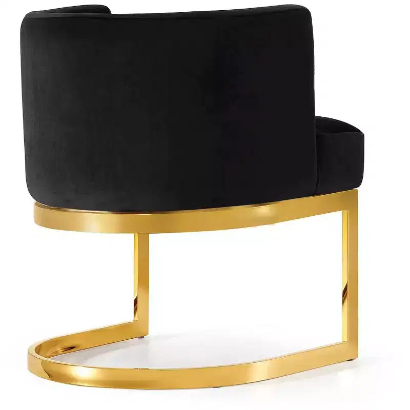 Meridian Furniture, Chaise de salle à manger en velours Gianna
