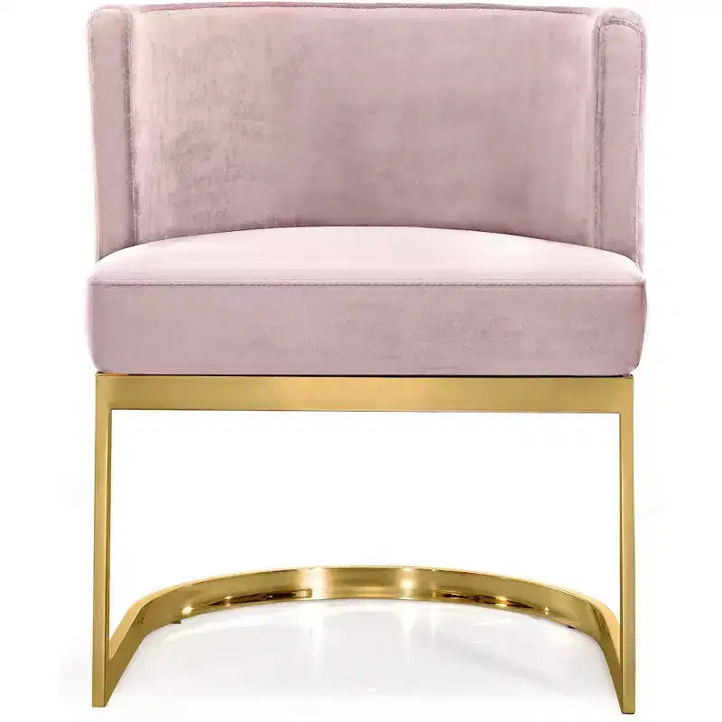 Meridian Furniture, Chaise de salle à manger en velours Gianna