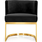 Meridian Furniture, Chaise de salle à manger en velours Gianna