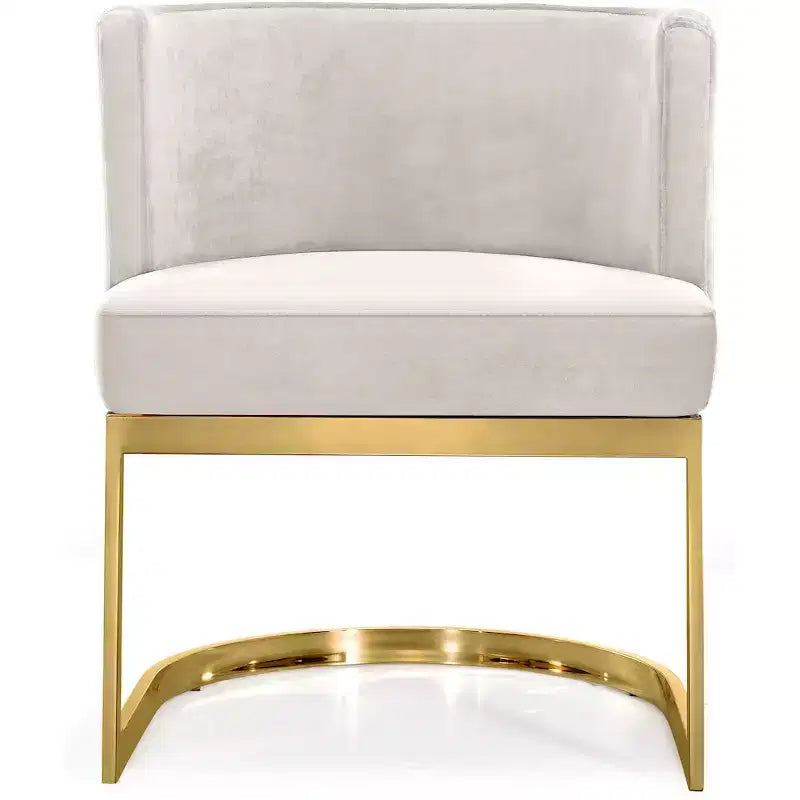 Meridian Furniture, Chaise de salle à manger en velours Gianna